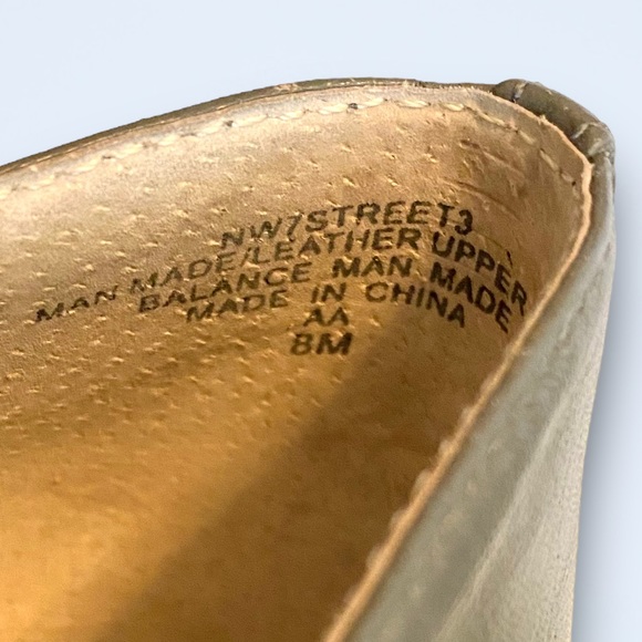 Nine West 7Street Grey Patent Leather Wedge Mary Jane Heel SZ 8 - Picture 14 of 16